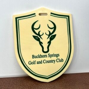 Buckhorn Springs Golf And Country Club Valrico Florida Golf Bag Luggage Tag‎